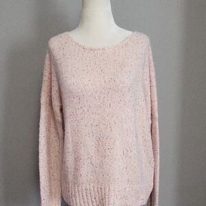 Rebecca Minkoff Light Pink Sequined Sweater